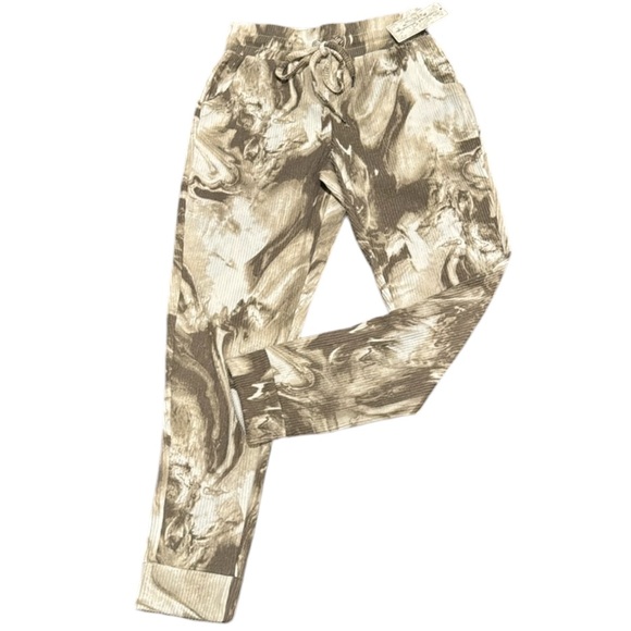 French Laundry Pants - **NWT** Ribbed Tie Dye/Swirly Joggers